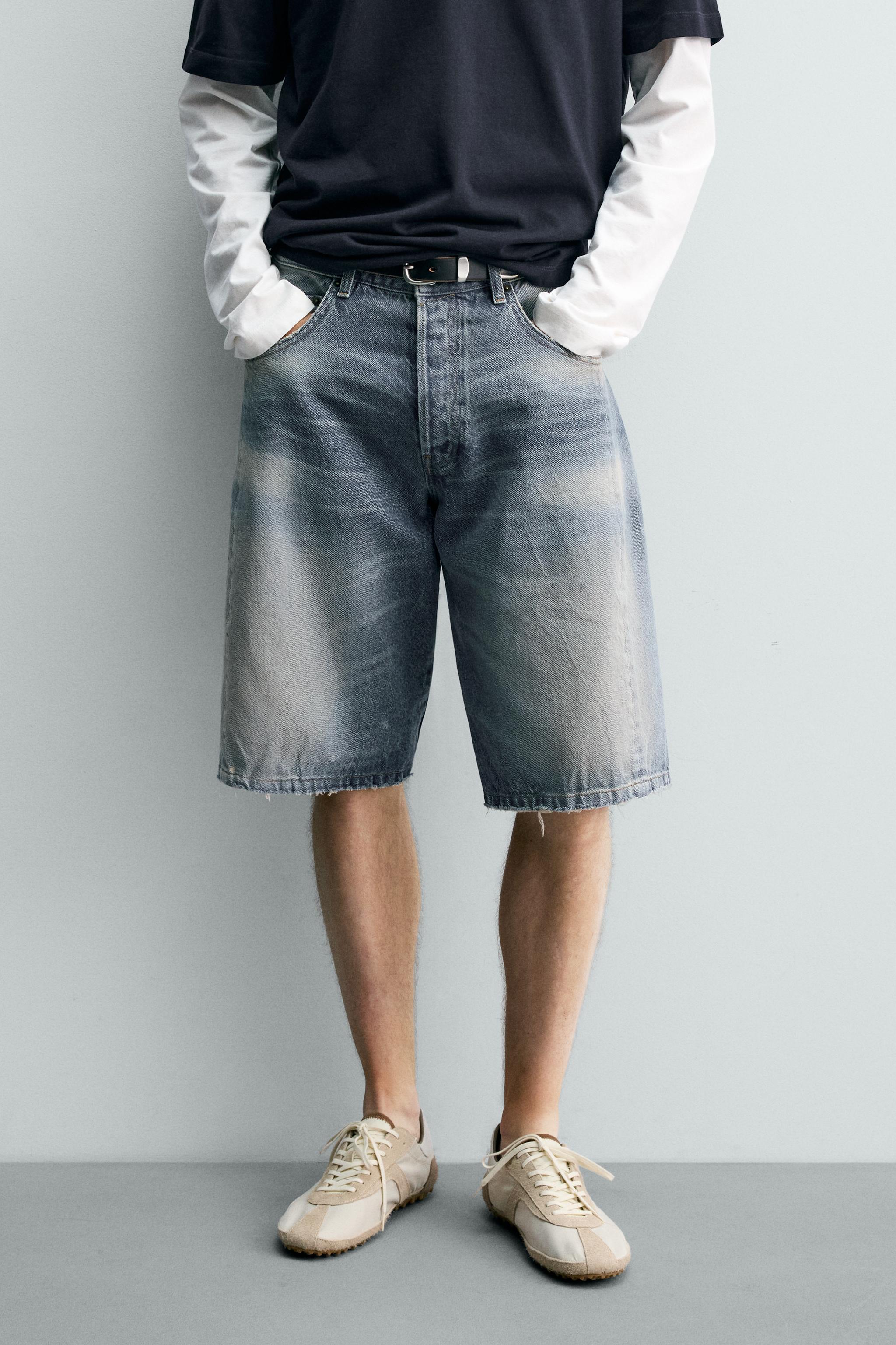 BERMUDA EN JEAN BAGGY